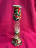 Silicone and glass water pipe