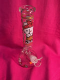 Hello kitty glass water bong gangsta kitty