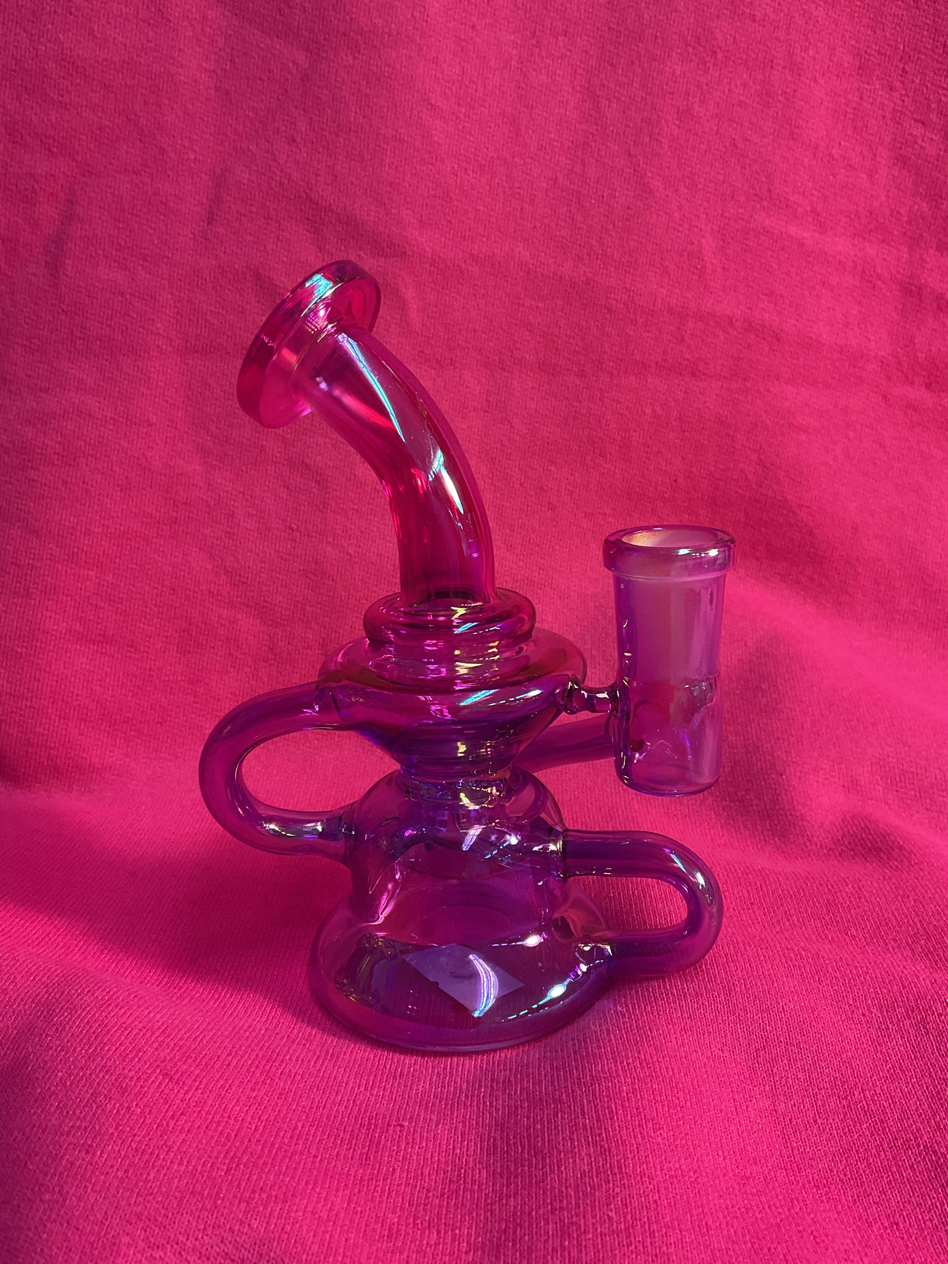 Small Purple glass water pipe