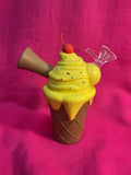 Silicone ice cream bong / silicone water pipe