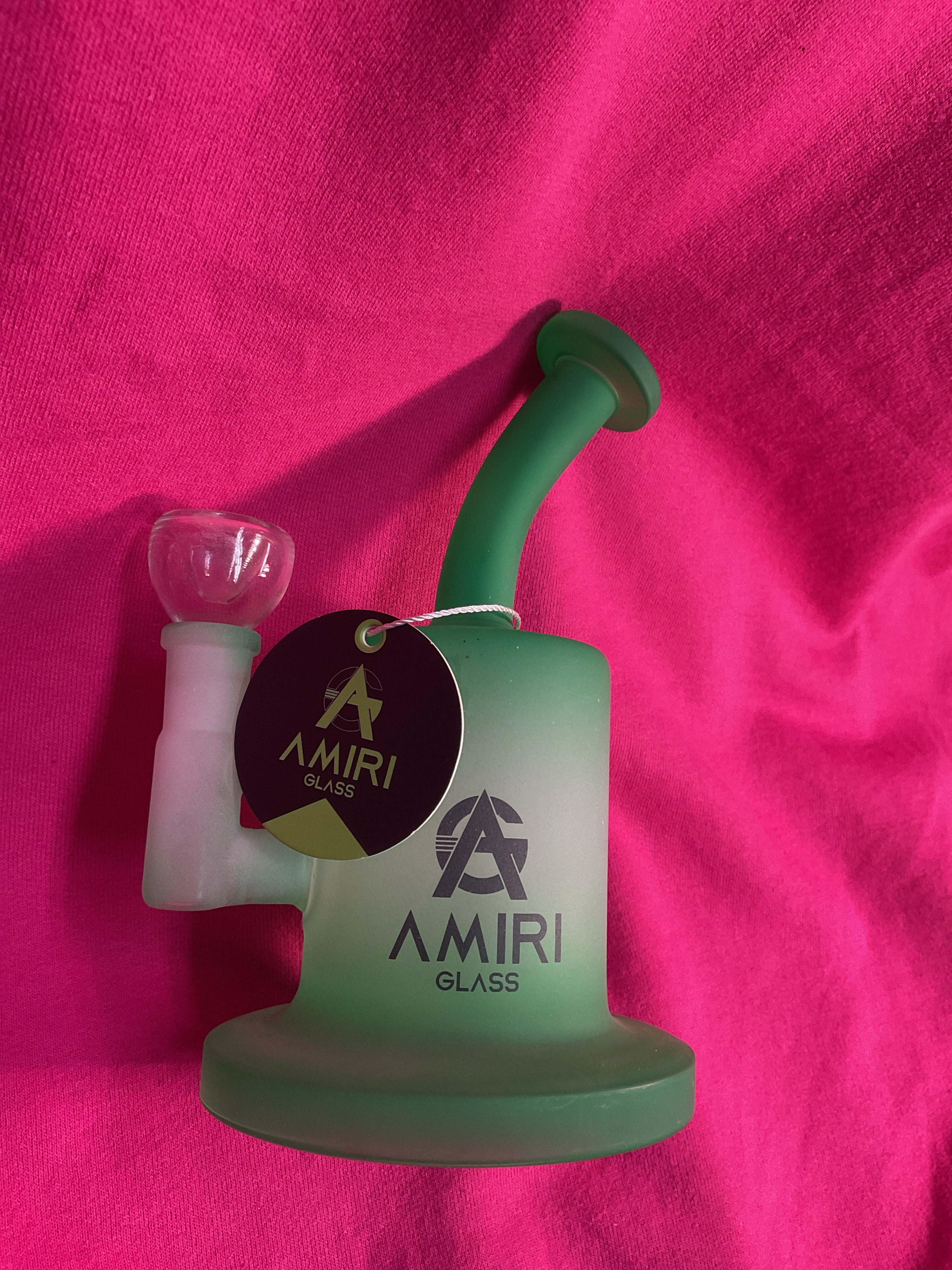 Amiri glass water pipe green