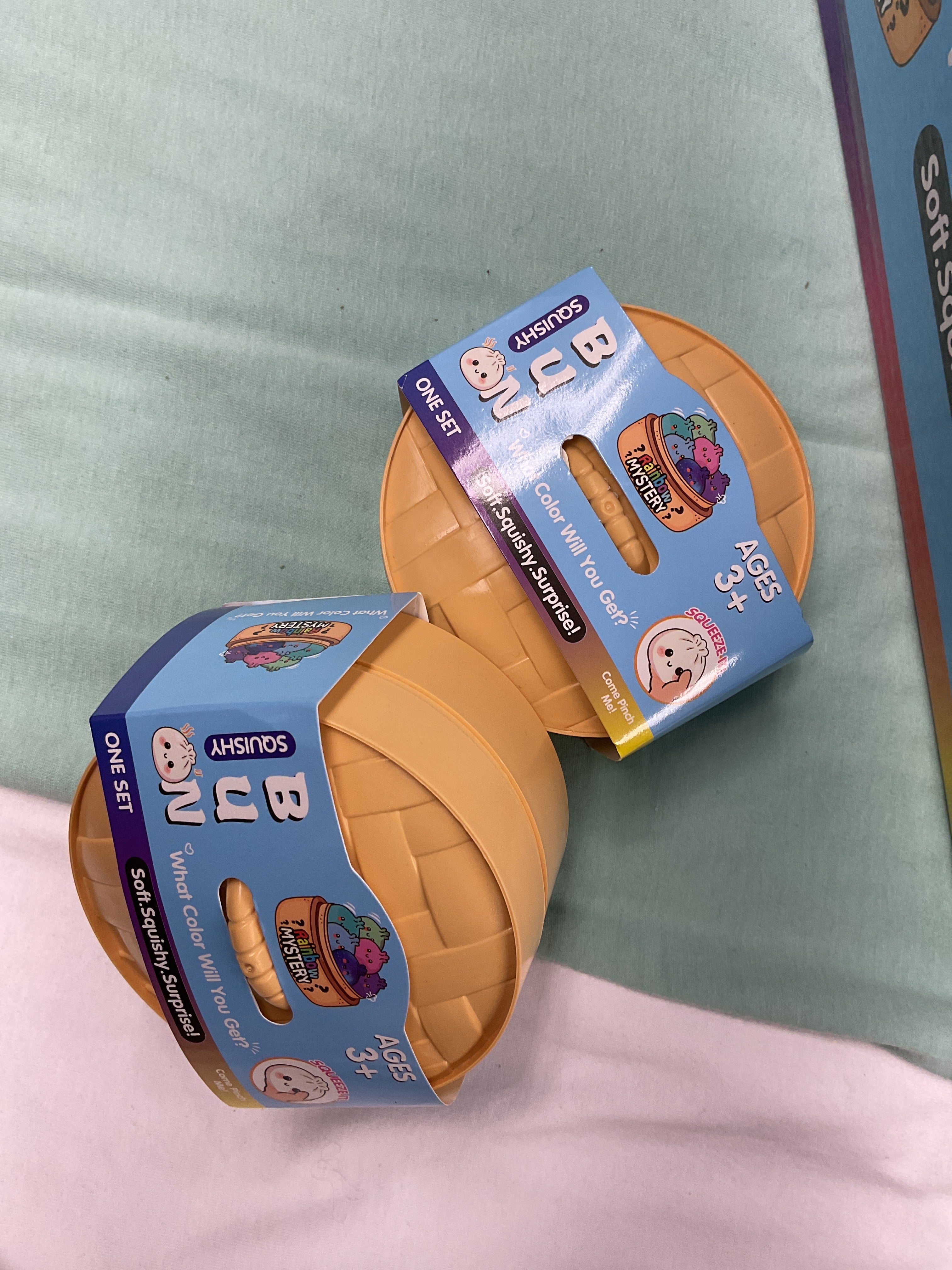Rainbow 🌈 mystery squishy bun