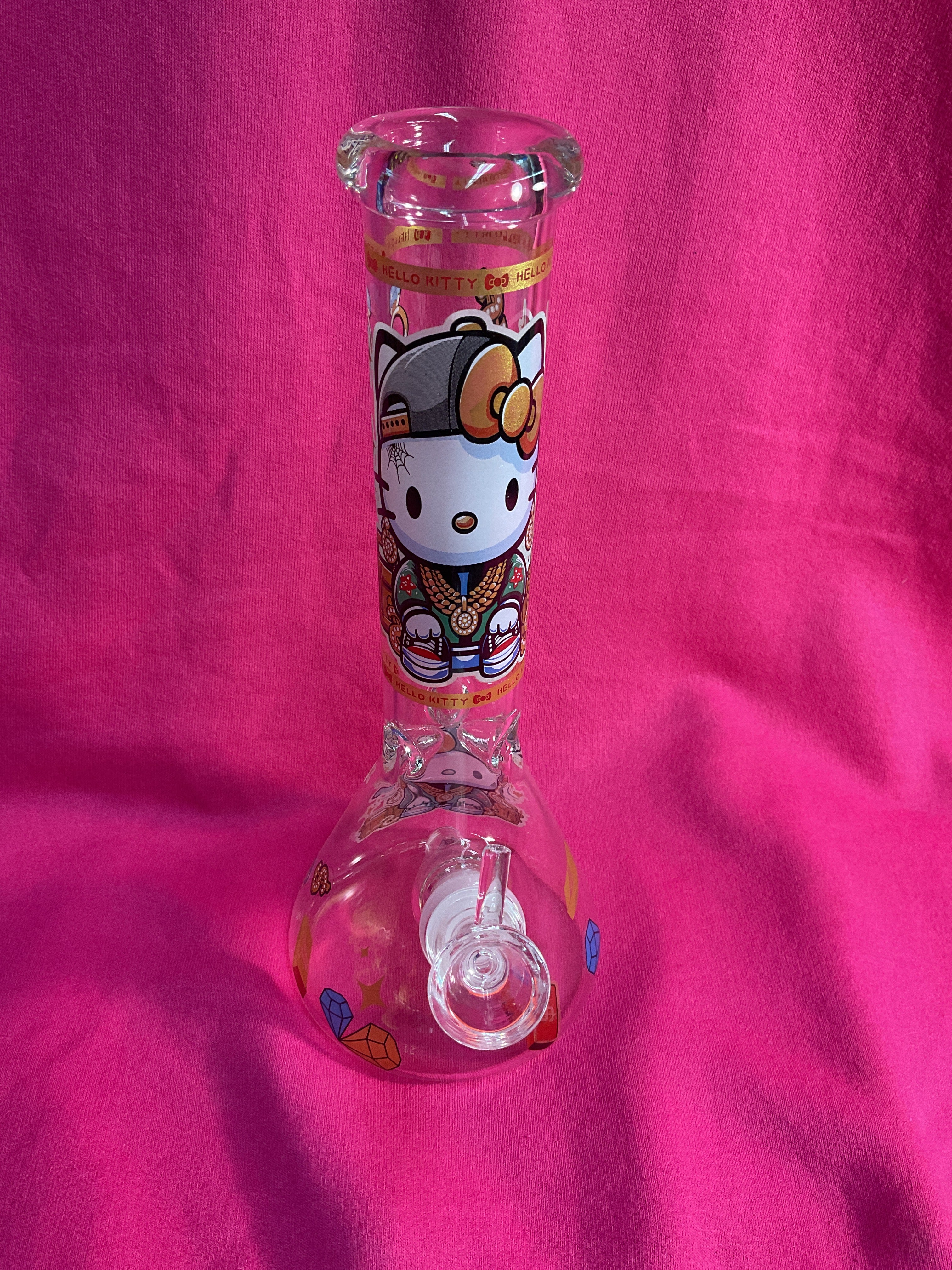 Hello kitty glass pipe