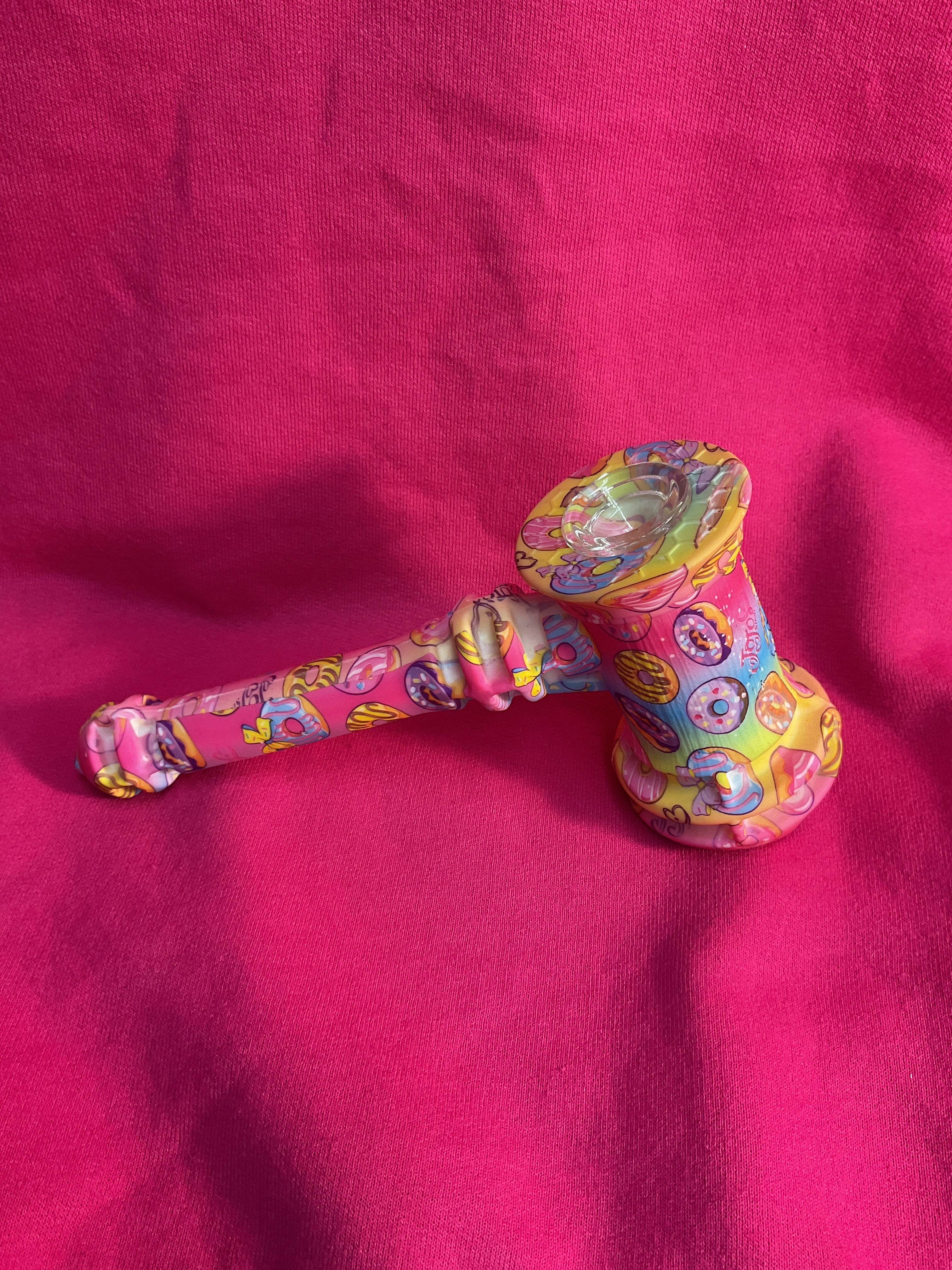 Donut silicone pipe jojo siwa multicolored